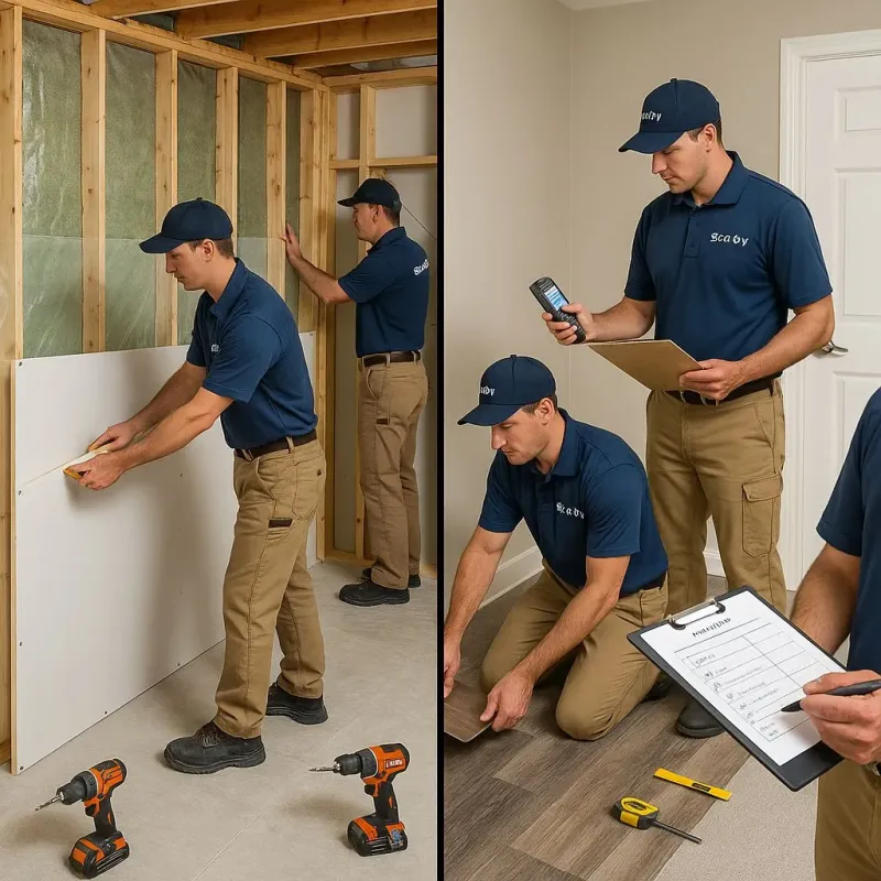 Repairs and Reconstruction process in Allen County, IN